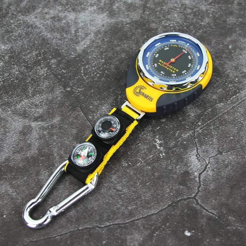 Baromètre Altimètre Numérique GPS - Boussole Extérieur Multifonction - USB Rechargeable - Pour Randonnée