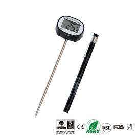 Swiveled LCD Head Quick Read Thermometer , Waterproof Meat Thermometer Light Weight