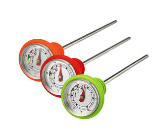 Instant Read Tea Coffee Wine Thermometer With Colorful Silicone Cases