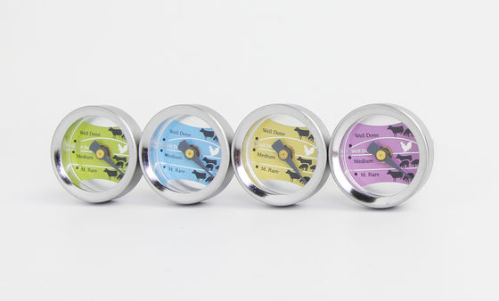 qualité  Meat Oven Safe 4 Mini Steak Cooking Thermometer Set For Grilling usine