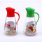 550ml Auto Flip Glass Seasoning Bottles For Kitchen Sauce Oil Vinegar