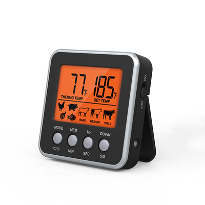 L'instant de cuisine a lu des modes du thermomètre numérique 7 avec prolongent la sonde