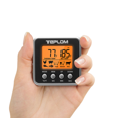 L'instant de cuisine a lu des modes du thermomètre numérique 7 avec prolongent la sonde