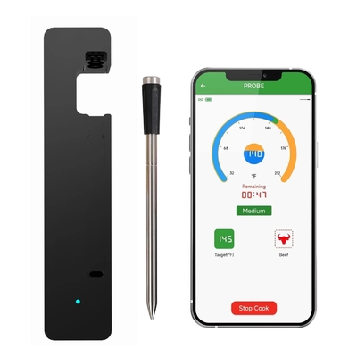 Grill sans fil numérique Bluetooth haut de gamme Thermomètre Bbq Smart Cuisine imperméable à l'eau