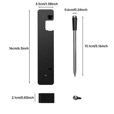 Grill sans fil numérique Bluetooth haut de gamme Thermomètre Bbq Smart Cuisine imperméable à l'eau