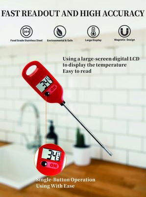 IP67 étanche à la lecture instantanée Thermomètre numérique de viande SS 304 sonde Thermomètre de cuisine