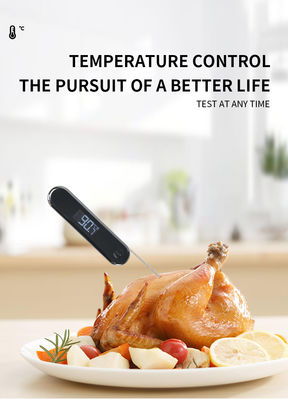 Thermomètre à lecture instantanée pour viande numérique - Thermomètre alimentaire pour cuisson, gril, four, barbecue - Affichage étanche et rétroéclairé - Gadgets de cuisine