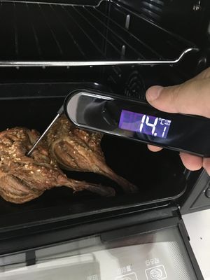 InstaProbe (moins de.6 secondes) Thermomètre professionnel de viande numérique, thermomètre à lecture instantanée avec écran OLED, imperméable à l'eau IP67 pour le gril, le barbecue, la cuisine, le fumeur, la brassage à domicile, certifié NSF