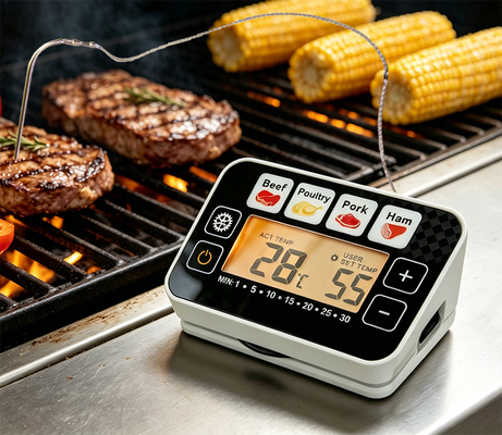 Une sonde NSF 572F 4 modes Thermomètre à lecture instantanée BBQ Thermomètre de cuisson pour four à griller
