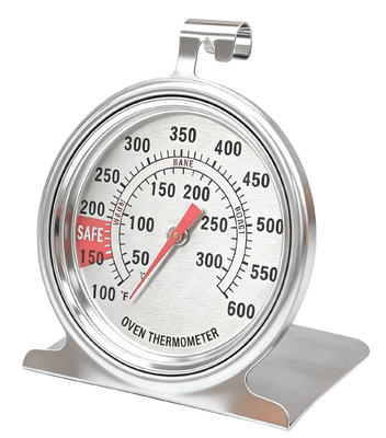 Type Oven Cooking Thermometer Temperature Gauge bimétallique 50F - chaîne de support de mesure 500F