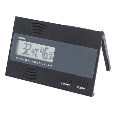 Moniteur électronique d'humidité et de température d'affichage à cristaux liquides Digital pour d'intérieur/extérieur