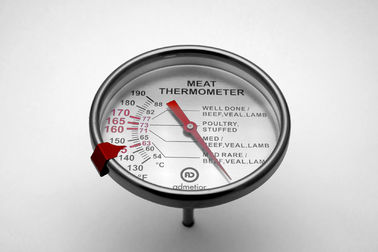 Composez 2,7" thermomètre de type sondeur de BBQ de Digital, réponse rapide de thermomètre analogue de cadran