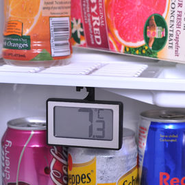 Thermomètre noir d'alarme de congélateur de réfrigérateur, thermomètre -22℉ - 122℉ de réfrigérateur de Digital