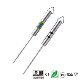 L'instant d'acier inoxydable a lu le thermomètre de nourriture, faisant cuire isolation thermique de thermomètre de sonde la bonne
