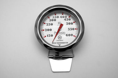 Argent imperméable de thermomètre de Temp de four avec la mâchoire de serrage d'acier inoxydable