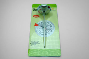 Thermomètre de four industriel bimétallique d'acier inoxydable 100F - température ambiante du four 600F