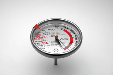 Bimétal Oven Thermometer industriel 100F - 600F Oven Temperature Range d'acier inoxydable