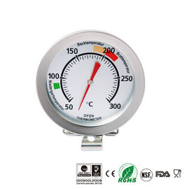Couleur d'argent de thermomètre de four de BBQ d'outil de mesure de cuisine pour la cuisson