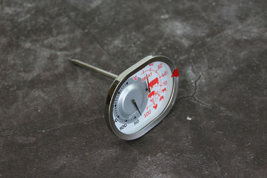 Mesure ovale de la température de four de forme de large écran, opération simple de thermomètre de cuisson de Digital