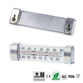 Le thermomètre de congélateur de réfrigérateur de tube de verre mesure les températures de -40 à 80℉