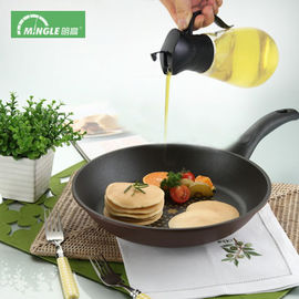 bouteilles en verre d'assaisonnement de la secousse 550ml automatique pour le vinaigre d'huile de sauce à cuisine