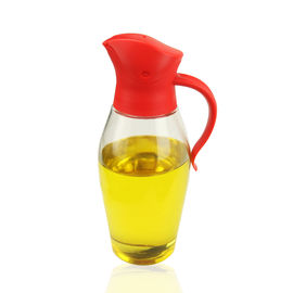 550ml faisant cuire les pots en verre de assaisonnement, conteneur d'huile de cuisine facile à commander