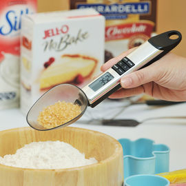 Doseur argenté de Digital, échelle de cuillère de cuisine avec les têtes remplaçables