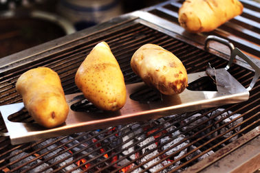 Support sûr de pomme de terre de BBQ de lave-vaisselle, personnalisé grillant des outils de haute résistance