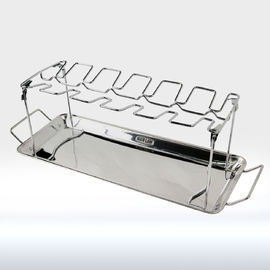 Le barbecue de résistance thermique usine le pilon de poulet rôti/support d'aile