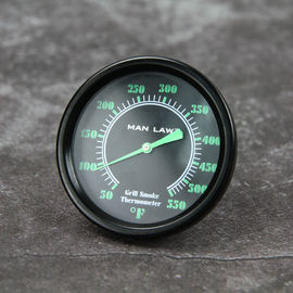 L'instant de dimension compacte a lu le thermomètre 100℉ de BBQ à la température ambiante de la viande 900℉