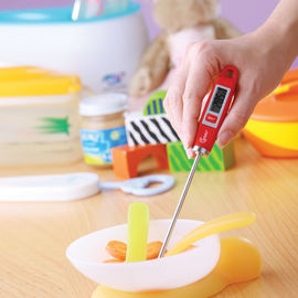 Thermomètre compact de sonde de préparation à base de lait de bébé, température ambiante large électronique de thermomètre de cuisson