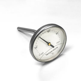 Le thermomètre plié de chauffe-eau de chaudière, jeûnent le thermomètre indiqué 1,6&quot; taille de cadran