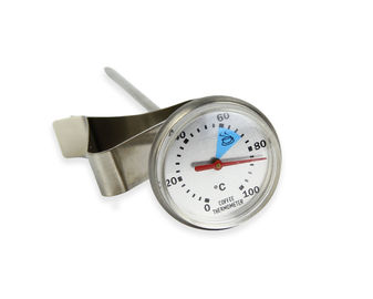 Sonde élevée de l'acier inoxydable SUS304 de sécurité de long de sonde de bébé à lait thermomètre de bouteille