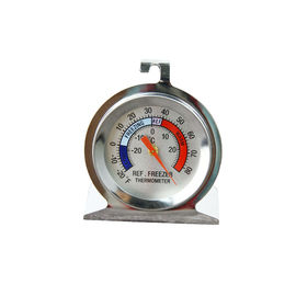 Petite vie d'aspect inoxydable de thermomètre de réfrigérateur et de congélateur de dimension longue
