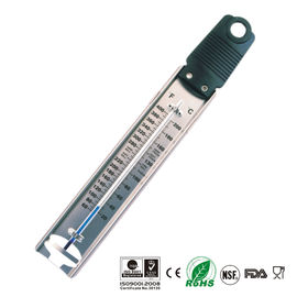 Type thermomètre de sucrerie professionnel, thermomètre d'agrafe de pot de sucre de Digital biodégradable