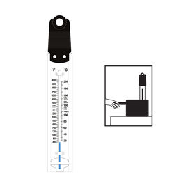 Type thermomètre de sucrerie professionnel, thermomètre d'agrafe de pot de sucre de Digital biodégradable