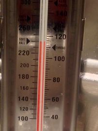 Type thermomètre de sucrerie professionnel, thermomètre d'agrafe de pot de sucre de Digital biodégradable