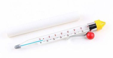 Le thermomètre de cuisson rouge pour cuire, instant a indiqué la sécurité élevée de thermomètre de cuisine