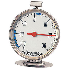 Surface argentée réglée de couleur de thermomètre de cuisine de dimension compacte facile au stockage