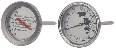 L'ensemble fortement durable de thermomètre de viande de cadran, jeûnent type lu de bimétal de thermomètre
