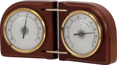 Style accrochant de poids du moniteur 262g d'humidité de Temp de baromètre de cadre en bois