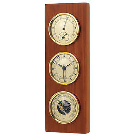 Style accrochant de poids du moniteur 262g d'humidité de Temp de baromètre de cadre en bois