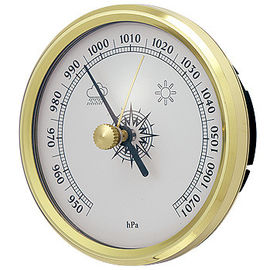 Hygromètre extérieur d'intérieur en laiton de thermomètre de cru pour la serre chaude de jardin