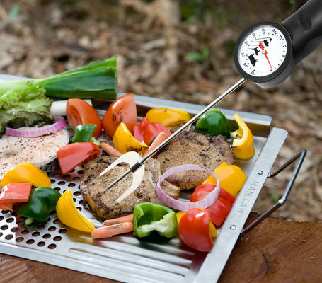 Les solides solubles bifurquent thermomètre de viande de barbecue de NSF LFGB 392F