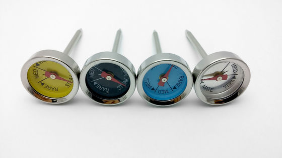 Viande Oven Safe 4 Mini Steak Cooking Thermometer Set pour griller