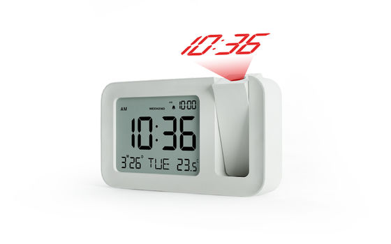 Horloge extérieure d'intérieur USB de thermomètre de Dimmable d'affichage d'affichage à cristaux liquides à piles